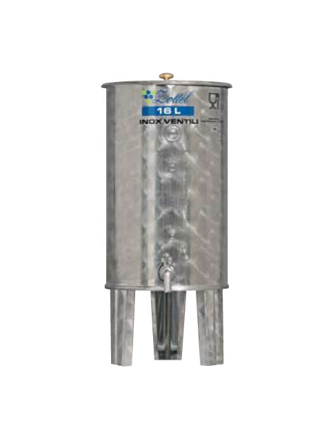 Úszófedeles INOX bortartály, 16 l termék fő termékképe