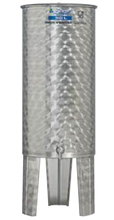 Úszófedeles INOX bortartály, 50 l termék fő termékképe