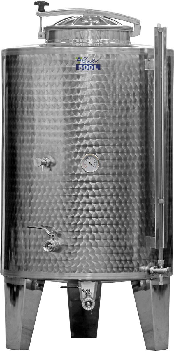 Zárt INOX bortartály, 500 l termék fő termékképe