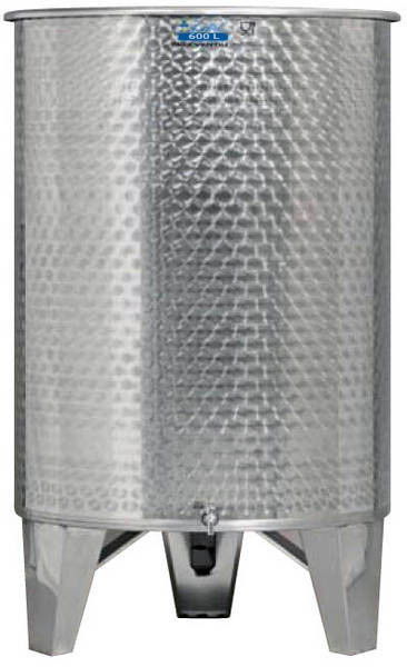 Úszófedeles INOX bortartály, 600 l - 1 csapos termék fő termékképe