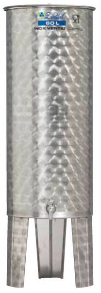 Úszófedeles INOX bortartály, 60 l termék fő termékképe