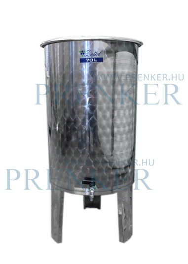Úszófedeles INOX bortartály, 70 l termék fő termékképe