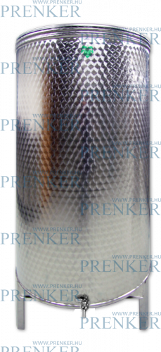 Maleric úszófedeles INOX bortartály 300 l - levehető lábas termék fő termékképe