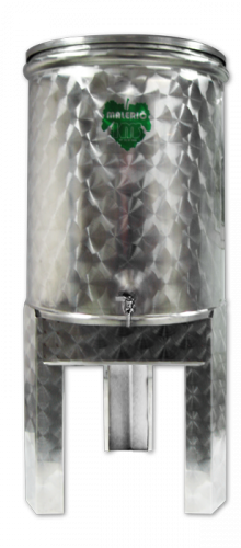 Maleric úszófedeles INOX bortartály 35 l - levehető lábas termék fő termékképe