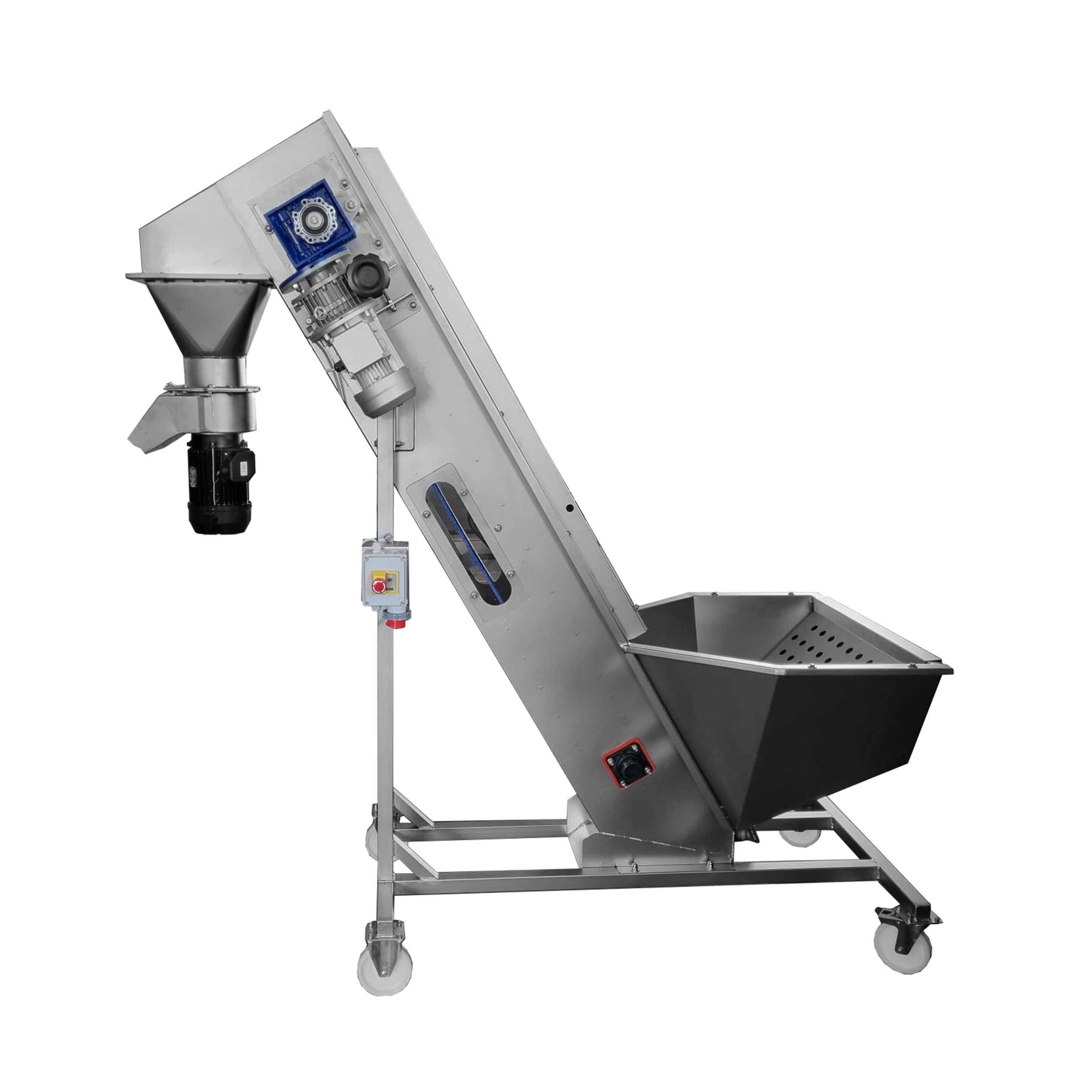 Enoitalia Szállító szalag mosótartállyal, integrált darálóval, ford. szabályozóval és válogató asztallal termék fő termékképe