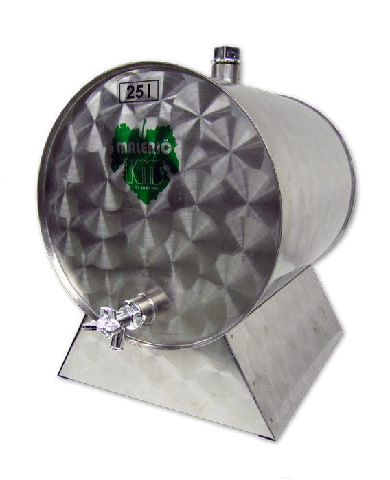 INOX pálinkás tartály, 50 l - fekvő termék fő termékképe
