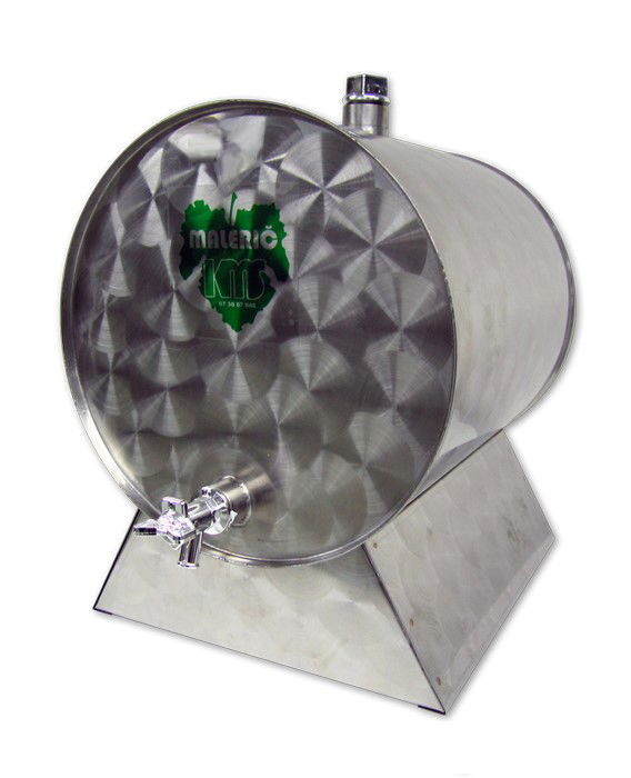 INOX pálinkás tartály, 70 l - fekvő termék fő termékképe